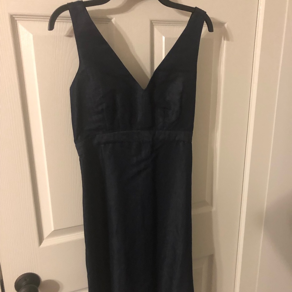 Maternity GAP chambray blue spring dress